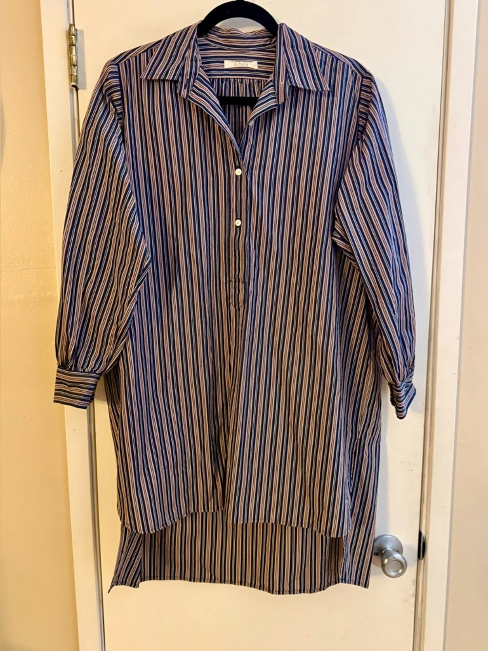 Doen Jora Dress in San Marino Stripe - Picture 2 of 7